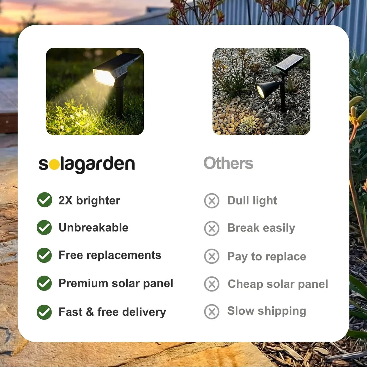 Cordless Outdoor Spot Lights